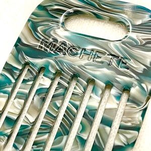 Machete Italian Acetate Wide tooth handicraft comb